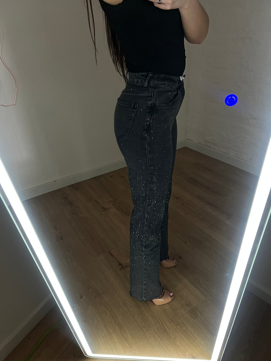 Tall 34” Diamanté Jeans (2 Colours)