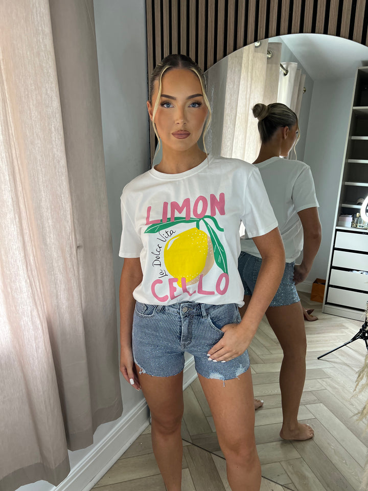 Mid Blue Super Stretch Denim Shorts