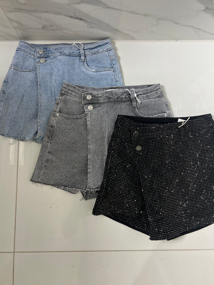 Diamanté Skorts (3 Colours)