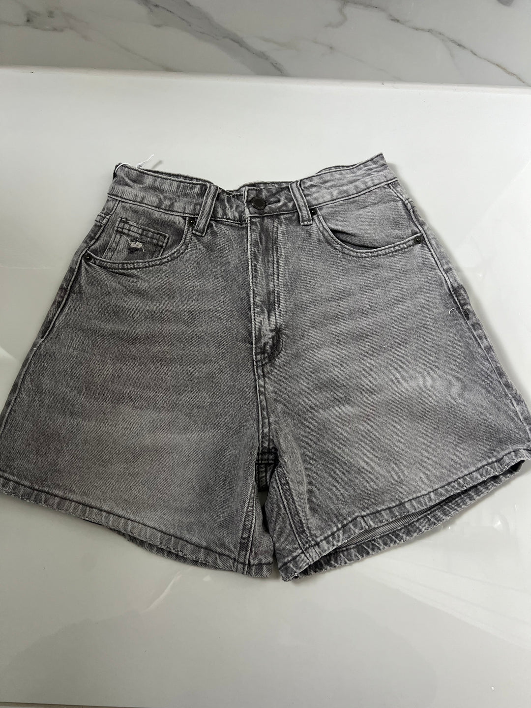 Grey Party In The Back Shorts
