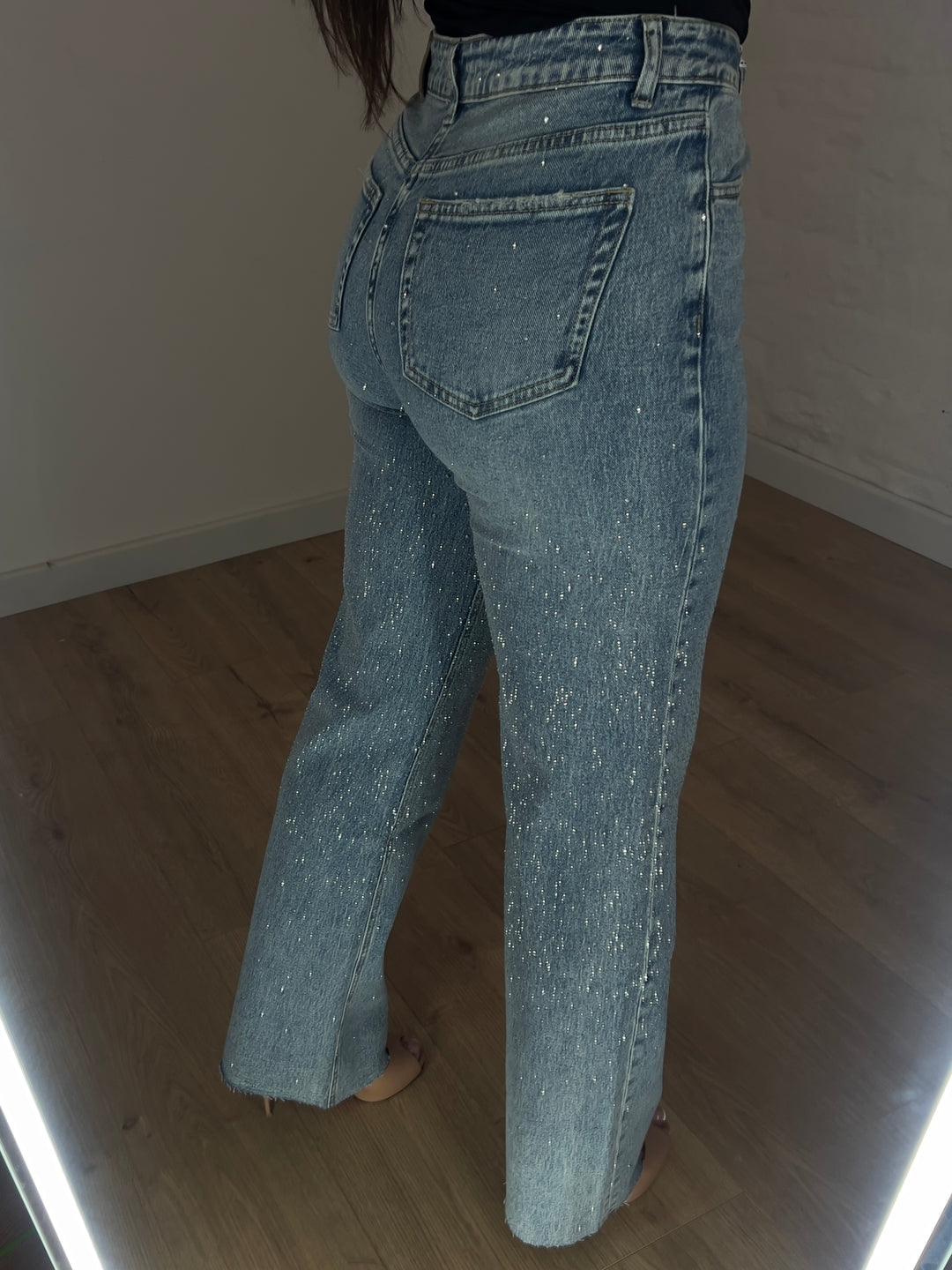 Tall 34” Diamanté Jeans (2 Colours)
