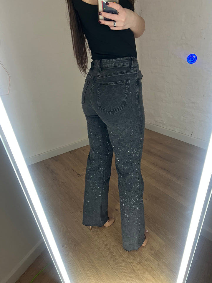 Tall 34” Diamanté Jeans (2 Colours)